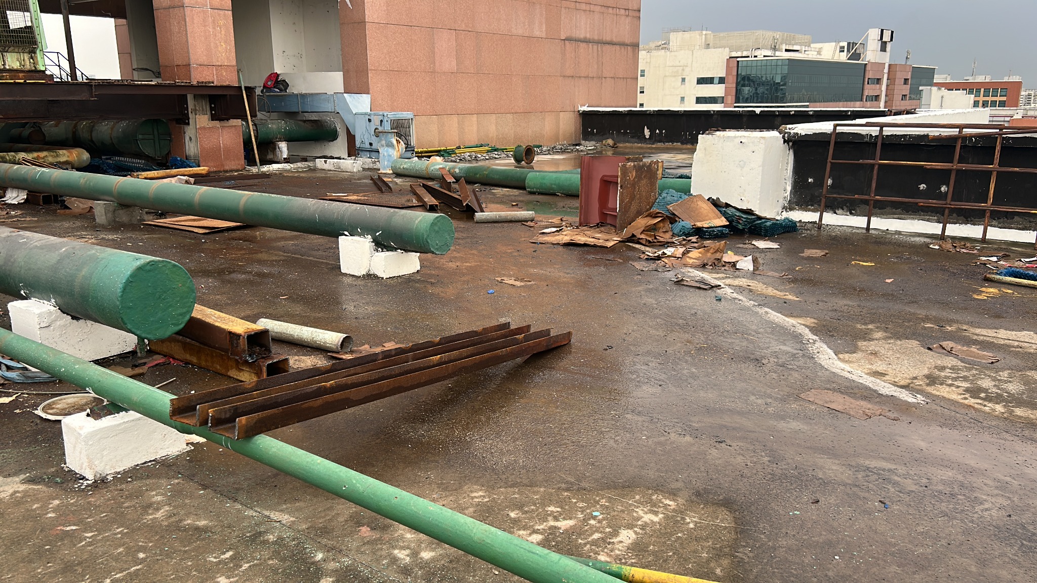 Recovered structural steel